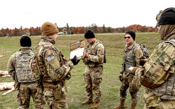 Red Arrow Medics Conduct Weapons Range Training