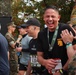 Sgt. Maj. of the Marine Corps Carlos A. Ruiz, a native of Sonora, Mexico, finishes the Marine Corps Marathon