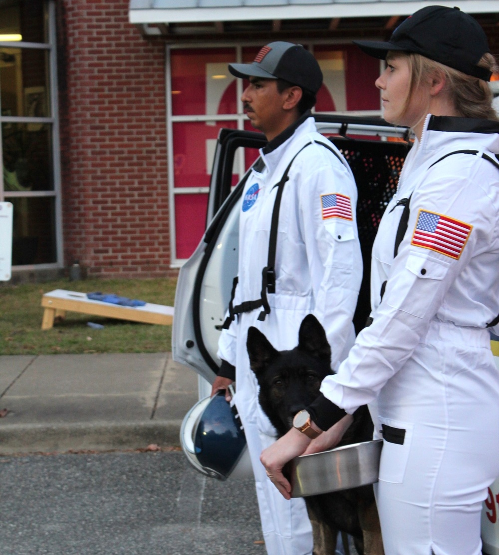 Military Working Dog team participates in annual Halloween Fall Festival and Resource Fair at NWS Yorktown