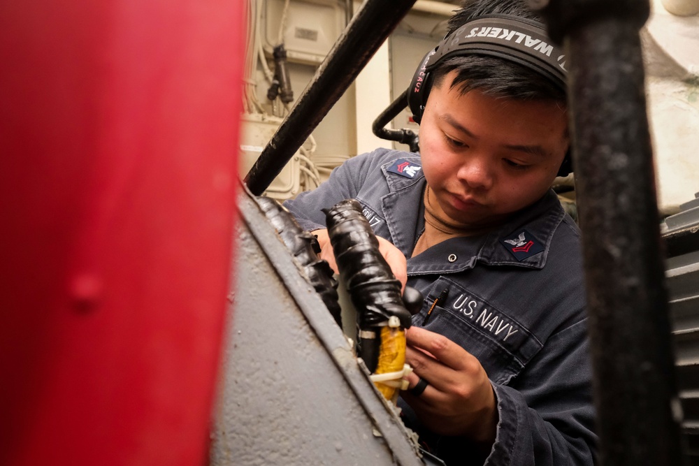 Boxer Electrician Maintains Equipment