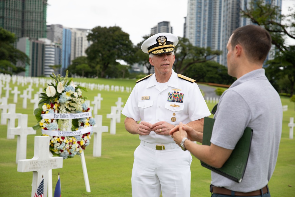 Commander, U.S. 7th Fleet Filipino-American Wreath Laying Ceremony