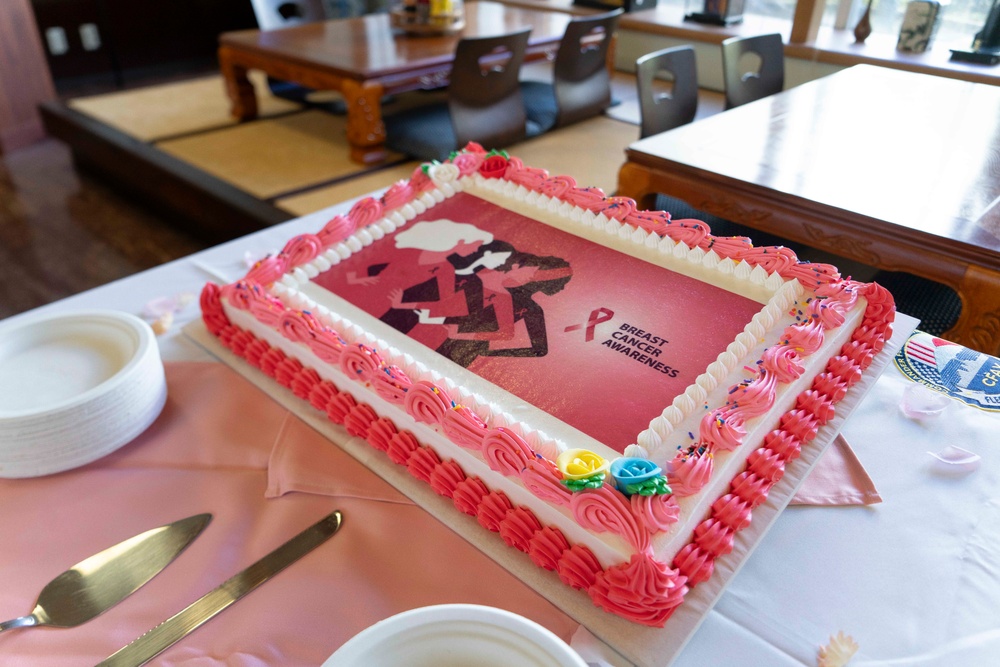Commodore Matthew C. Perry General Mess Encourages Breast Cancer Awareness