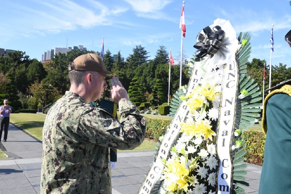 U.N. Command Member States, Allies and Partners Conduct Memorial Ceremony During United Nations Naval Component Command Mine Countermeasure Symposium 2023