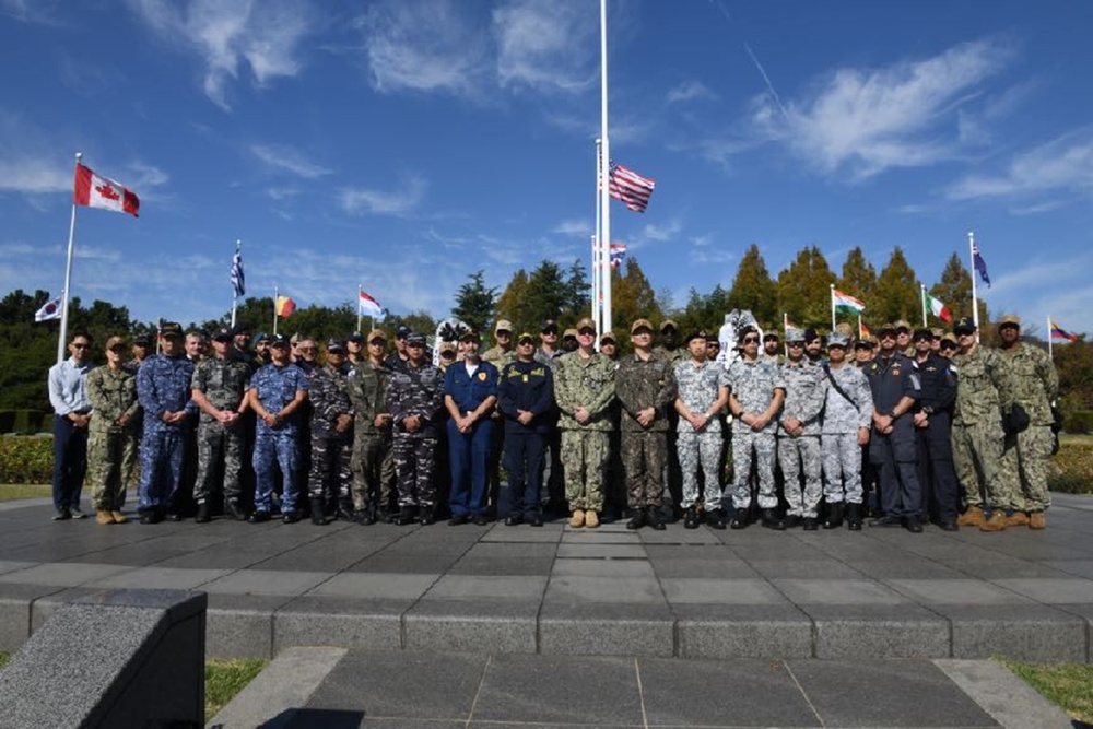 U.N. Command Member States, Allies and Partners Conduct Memorial Ceremony During United Nations Naval Component Command Mine Countermeasure Symposium 2023
