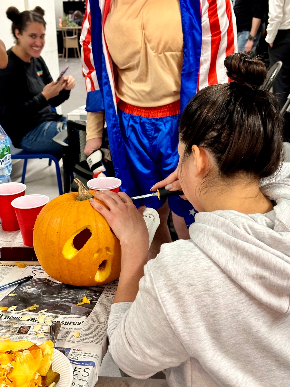Halloween at Camp Kosciuszko, Poland