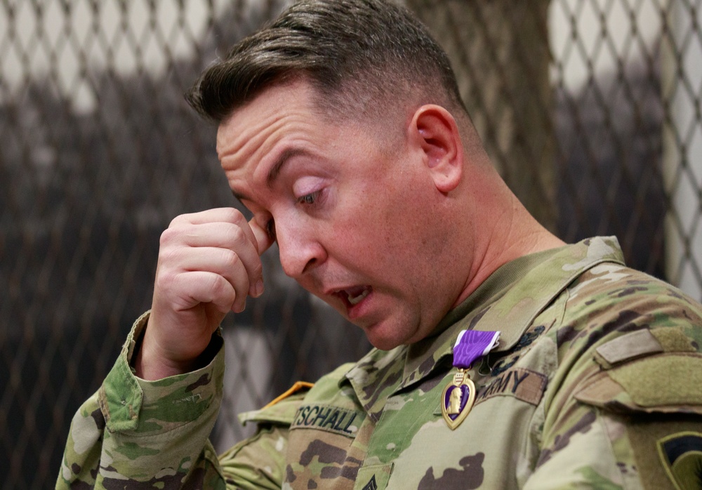 Perseverance rewarded: Soldier receives Purple Heart 12 years later