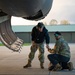 B-1B Lancers hot pit refuel between missions