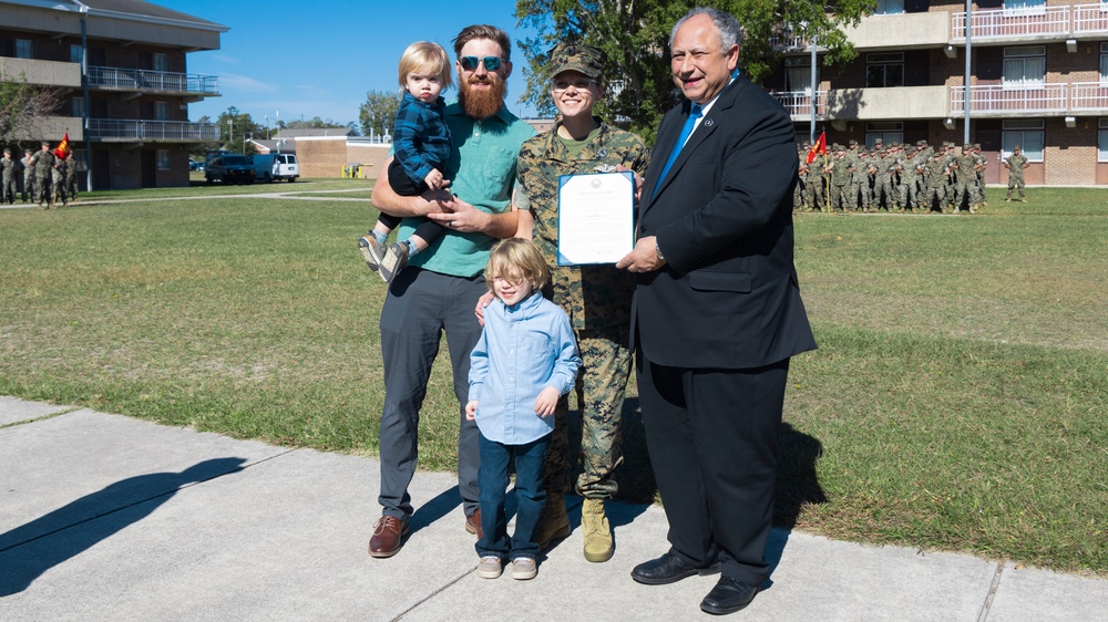 Meritorious Promotion from the Secretary of the Navy