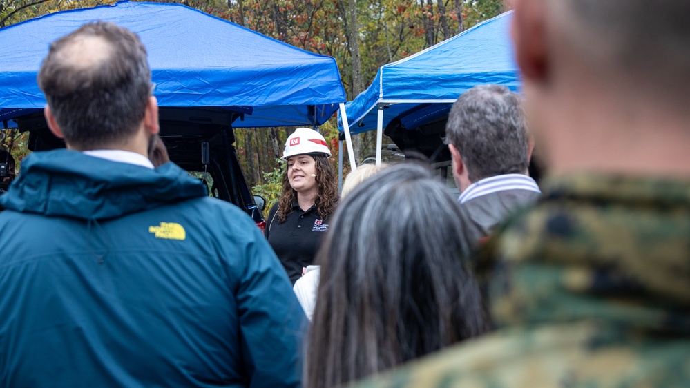 Automated additive construction demonstration at Camp Atterbury, Indiana