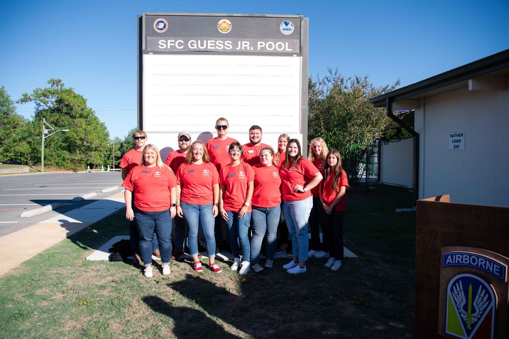 Pool named for beloved community member