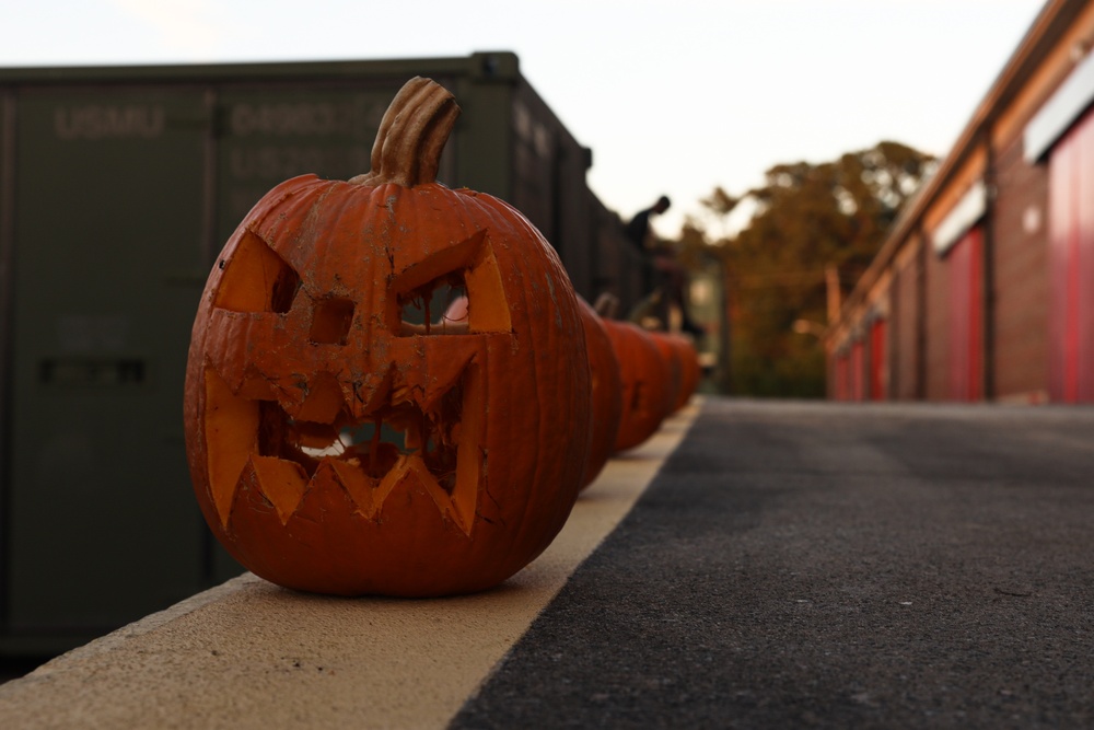 U.S. Marines with 2nd Supply Battalion Host a Halloween Spooktacular Event