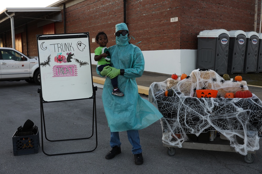 U.S. Marines with 2nd Supply Battalion Host a Halloween Spooktacular Event