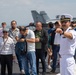 USS Ronald Reagan (CVN 76) hosts Republic of Philippines US embassy staff members during a scheduled port visit to Manila, Philippines