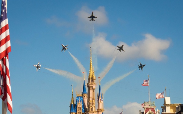 Thunderbirds bring the magic to Magic Kingdom Park
