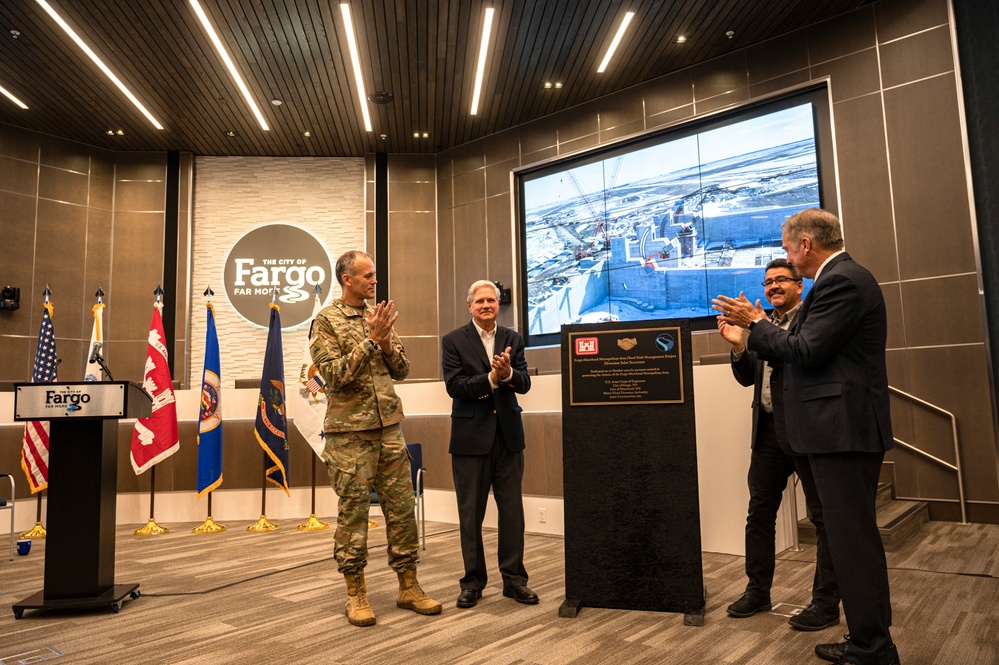 USACE, partners celebrate completion of first federal component of flood diversion project