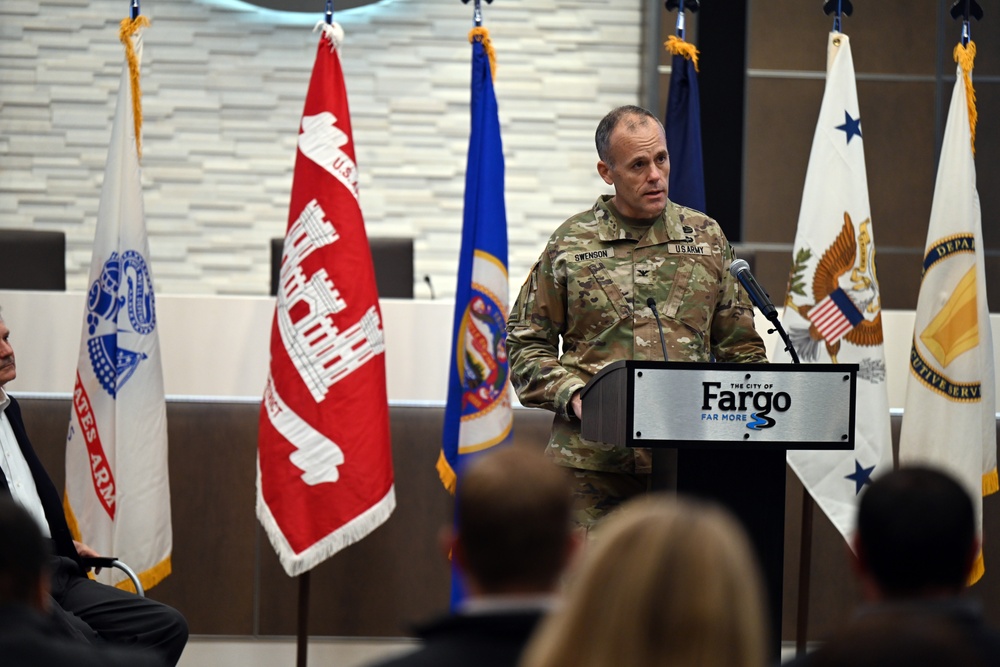 USACE, partners celebrate completion of first federal component of flood diversion project