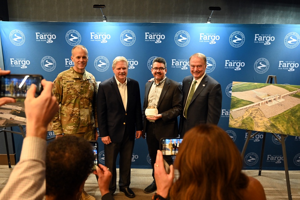 USACE, partners celebrate completion of first federal component of flood diversion project