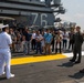 USS Ronald Reagan (CVN 76) hosts Republic of Philippines US embassy staff members during a scheduled port visit to Manila, Philippines