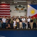 USS Ronald Reagan (CVN 76) hosts Republic of Philippines US embassy staff members during a scheduled port visit to Manila, Philippines