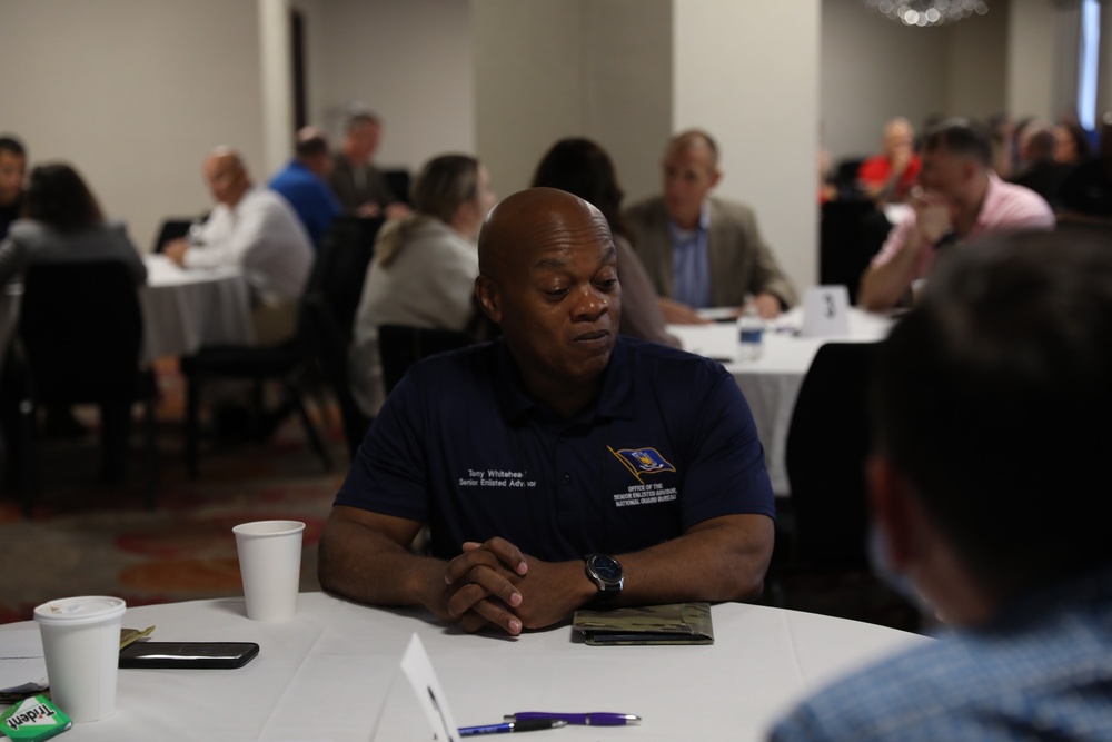 Senior Leaders mentor tables at PNGAS