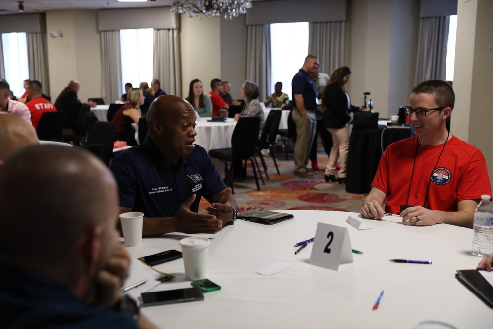 Senior Leaders mentor tables at PNGAS