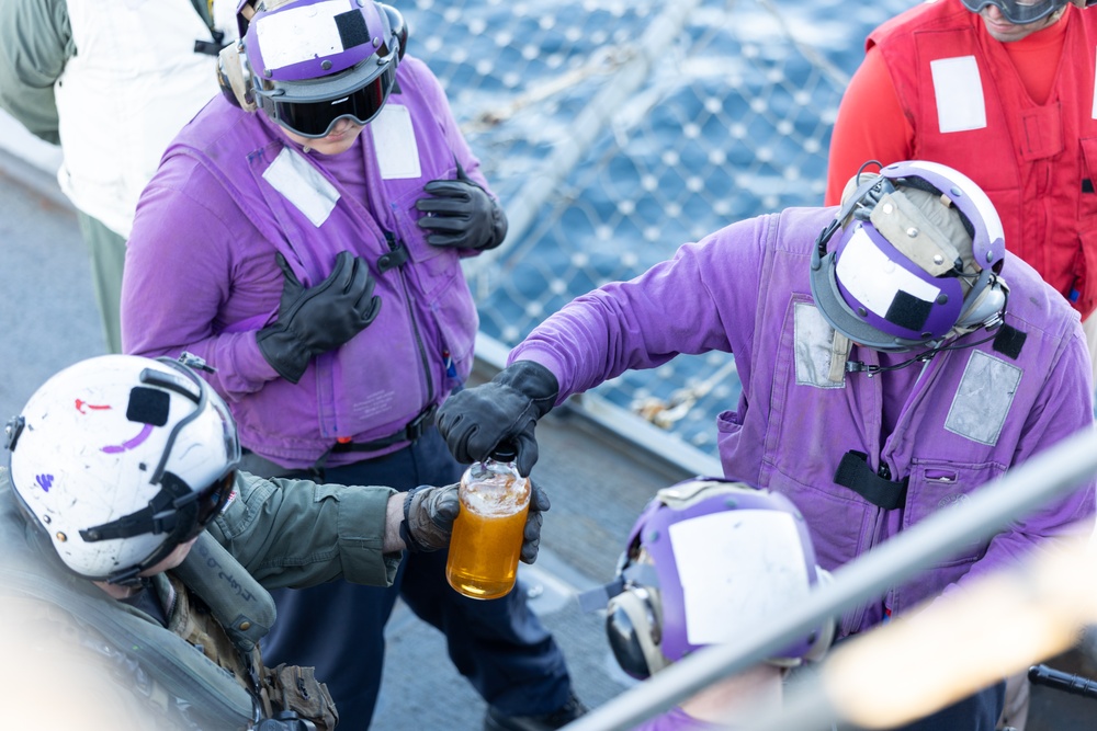 USS Stout Conducts Flight Operations