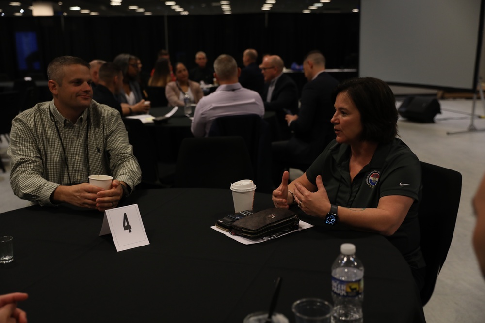 Senior Leaders mentor tables at PNGAS