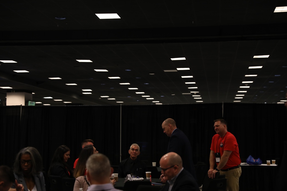 Senior Leaders mentor tables at PNGAS