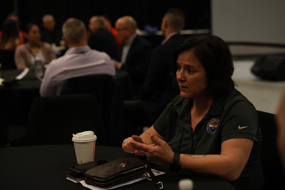 Senior Leaders mentor tables at PNGAS