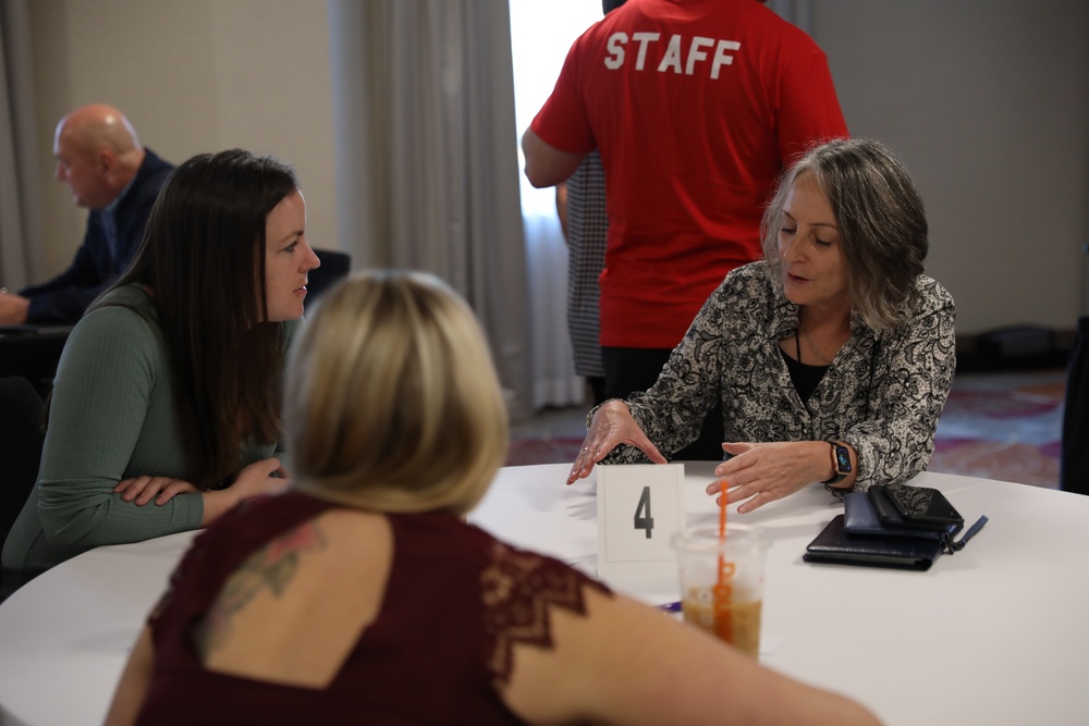Senior Leaders mentor tables at PNGAS