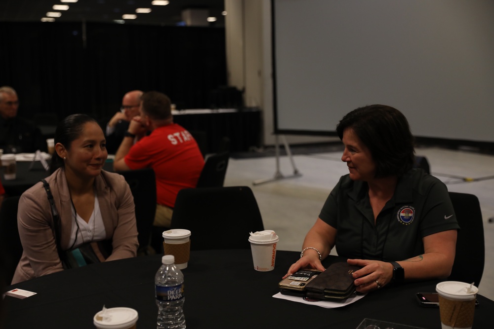Senior Leaders mentor tables at PNGAS
