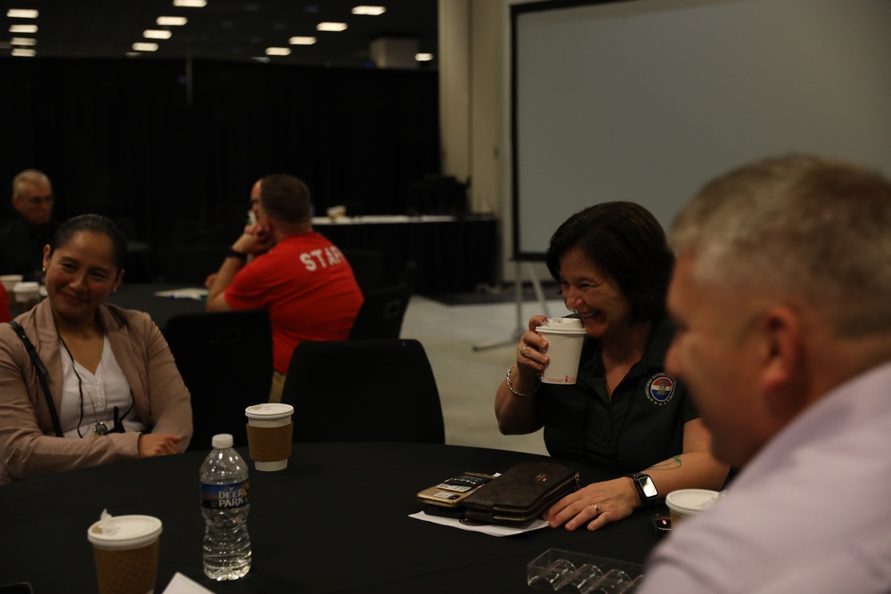 Senior Leaders mentor tables at PNGAS