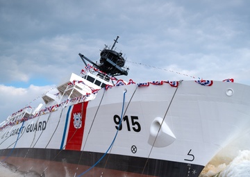 Coast Guard Cutter Argus christening ceremony in Panama City, Florida