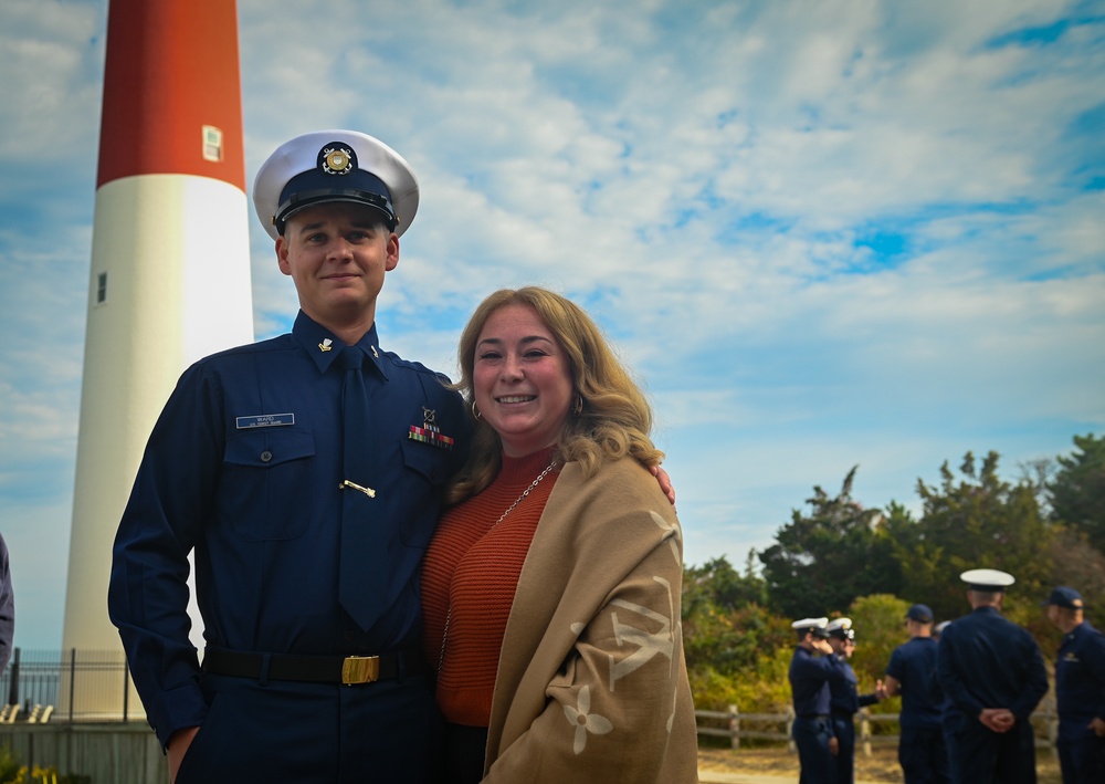 Coast Guard member becomes Surfman #599