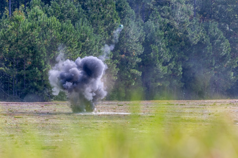 Explosive Ordnance Disposal training