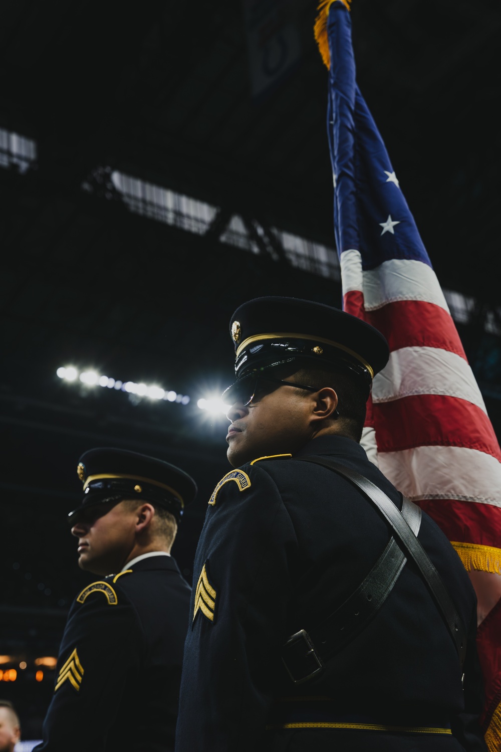 Indiana National Guard Participate in Opening Ceremonies at Colts vs.Saints 2023