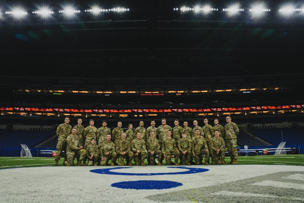 Indiana National Guard Participate in Opening Ceremonies at Colts vs. Saints 2023