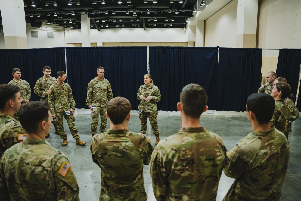 Indiana National Guard Participate in Opening Ceremonies at Colts vs. Saints 2023