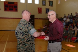 DoD Employee Awarded for 45 Years of Federal Service