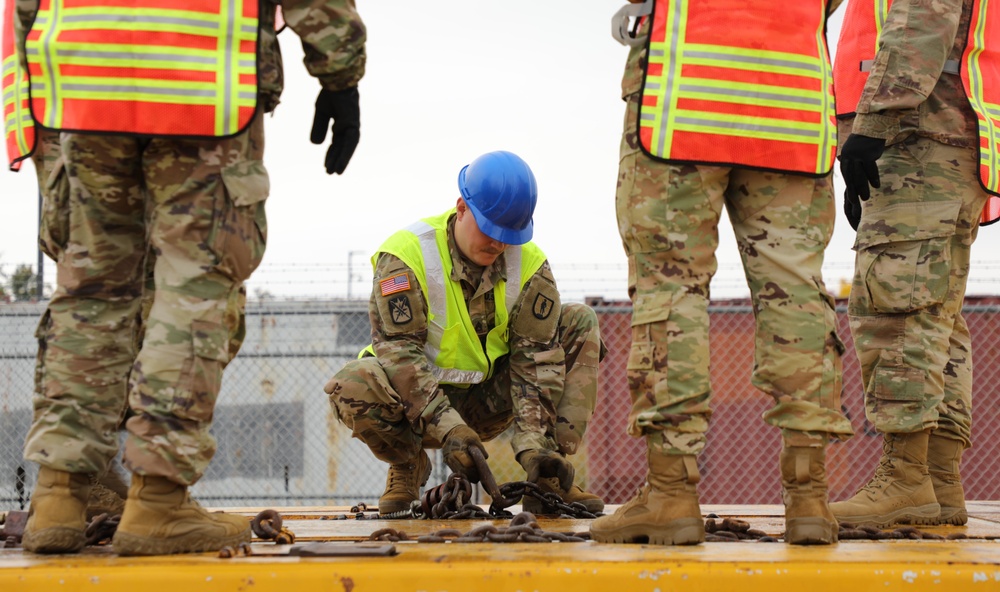 Twenty students train in October session of Unit Movement Officer Deployment Planning Course at Fort McCoy