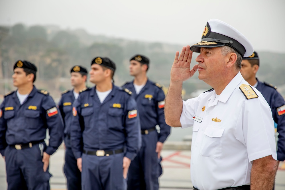 Chilean Navy Vice Admiral Visits San Diego