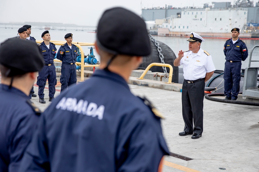 Chilean Navy Vice Admiral Visits San Diego