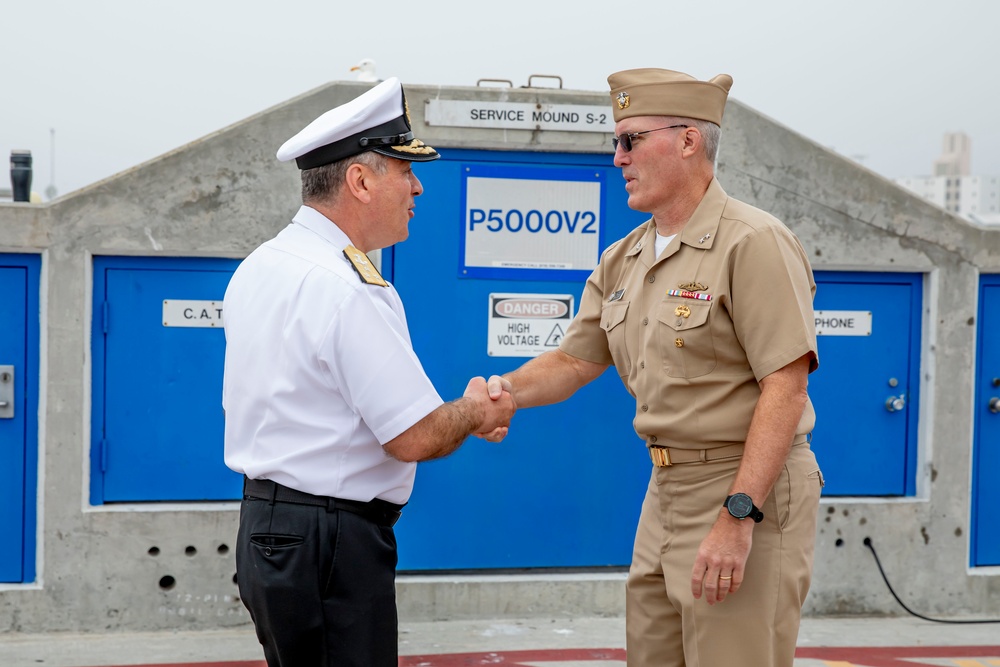 Chilean Navy Vice Admiral Visits San Diego