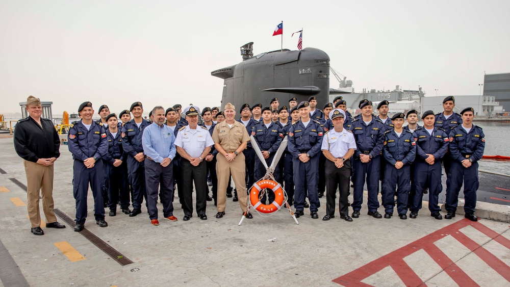 Chilean Navy Vice Admiral Visits San Diego