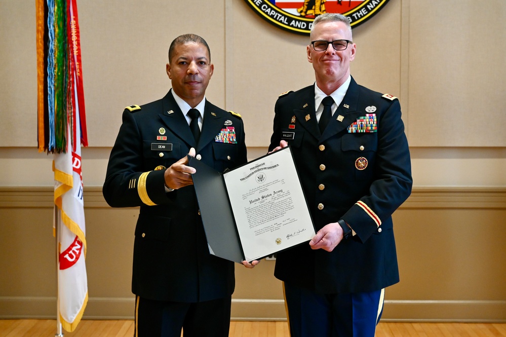 Promotion Ceremony in honor of Lt. Col. Robert L. Walquist, Jr.