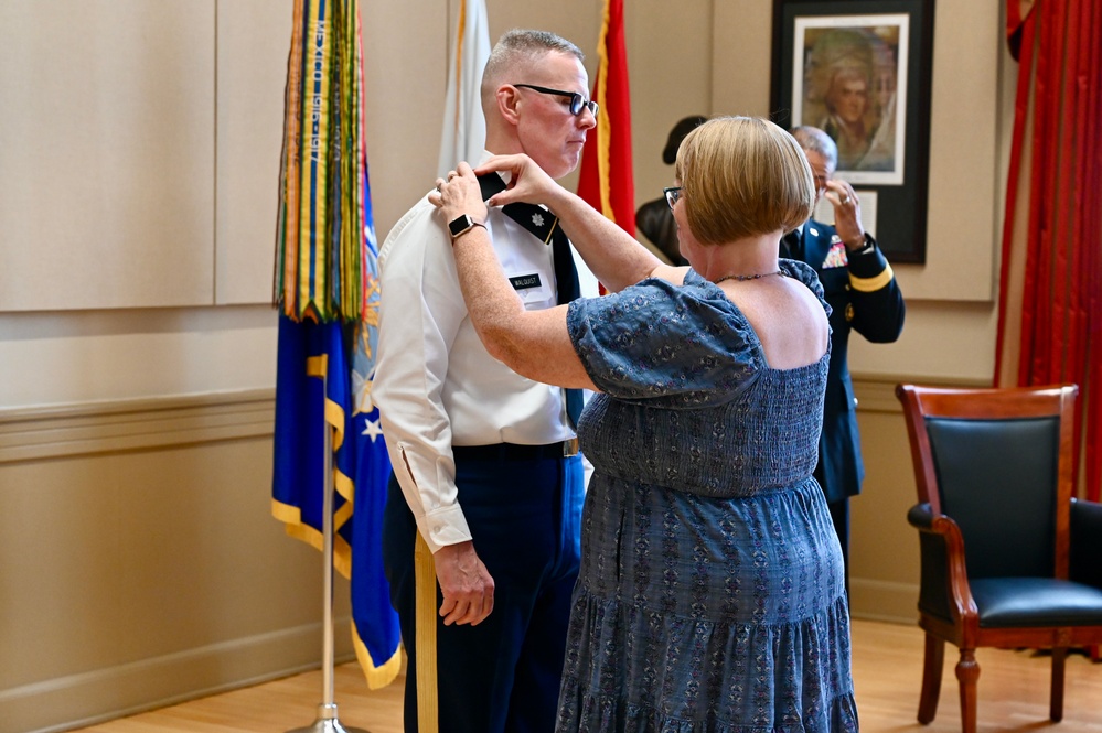 Promotion Ceremony in honor of Lt. Col. Robert L. Walquist, Jr.