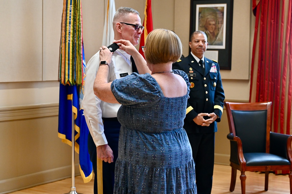 Promotion Ceremony in honor of Lt. Col. Robert L. Walquist, Jr.