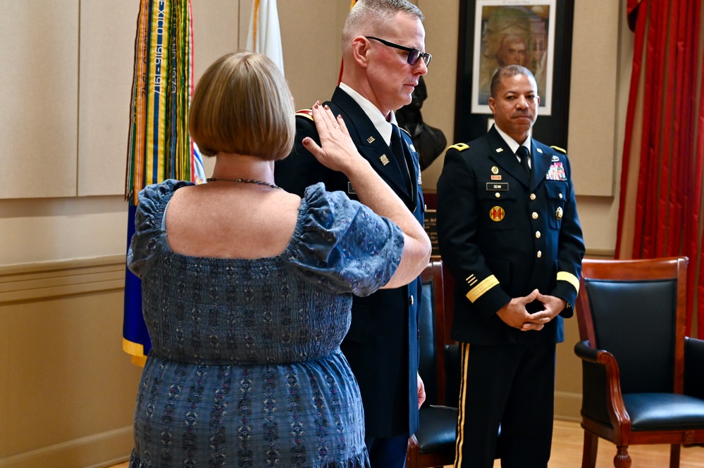 Promotion Ceremony in honor of Lt. Col. Robert L. Walquist, Jr.