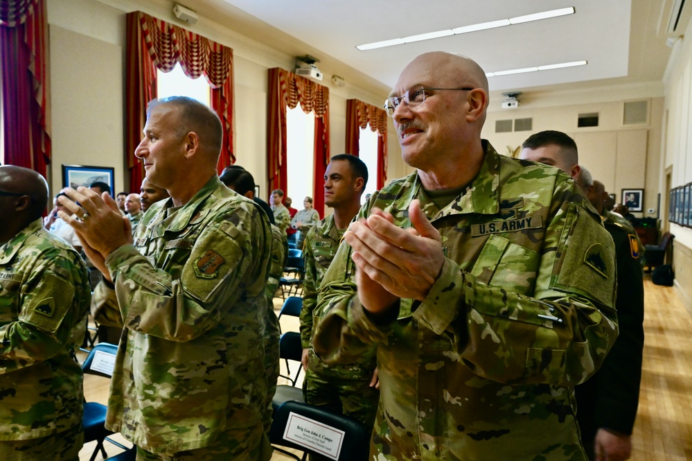 Promotion Ceremony in honor of Lt. Col. Robert L. Walquist, Jr.