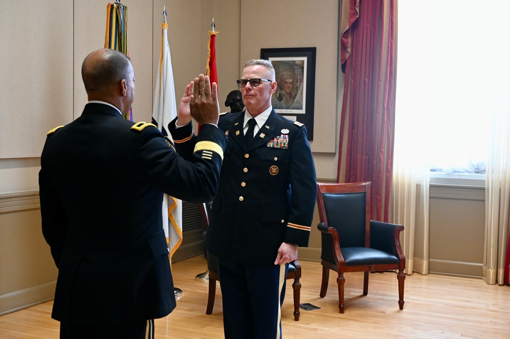 Promotion Ceremony in honor of Lt. Col. Robert L. Walquist, Jr.